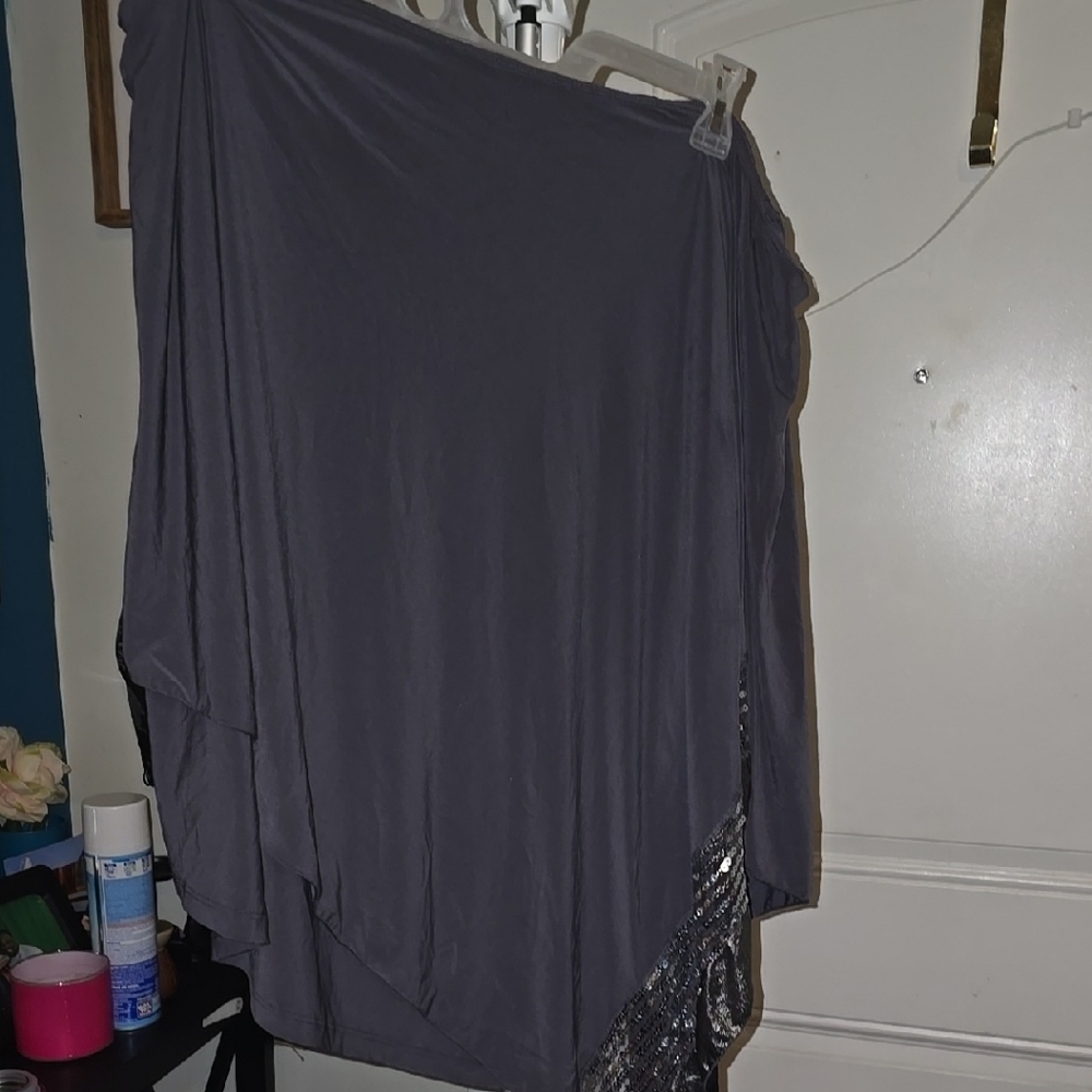 Elegant Gray Women's Skirt